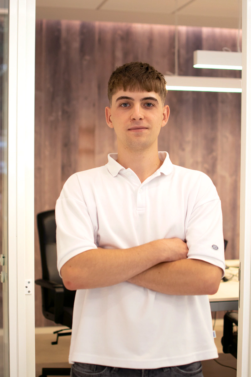 Xavier Bahamonde Canadell, auxiliar administrativo de A3D
