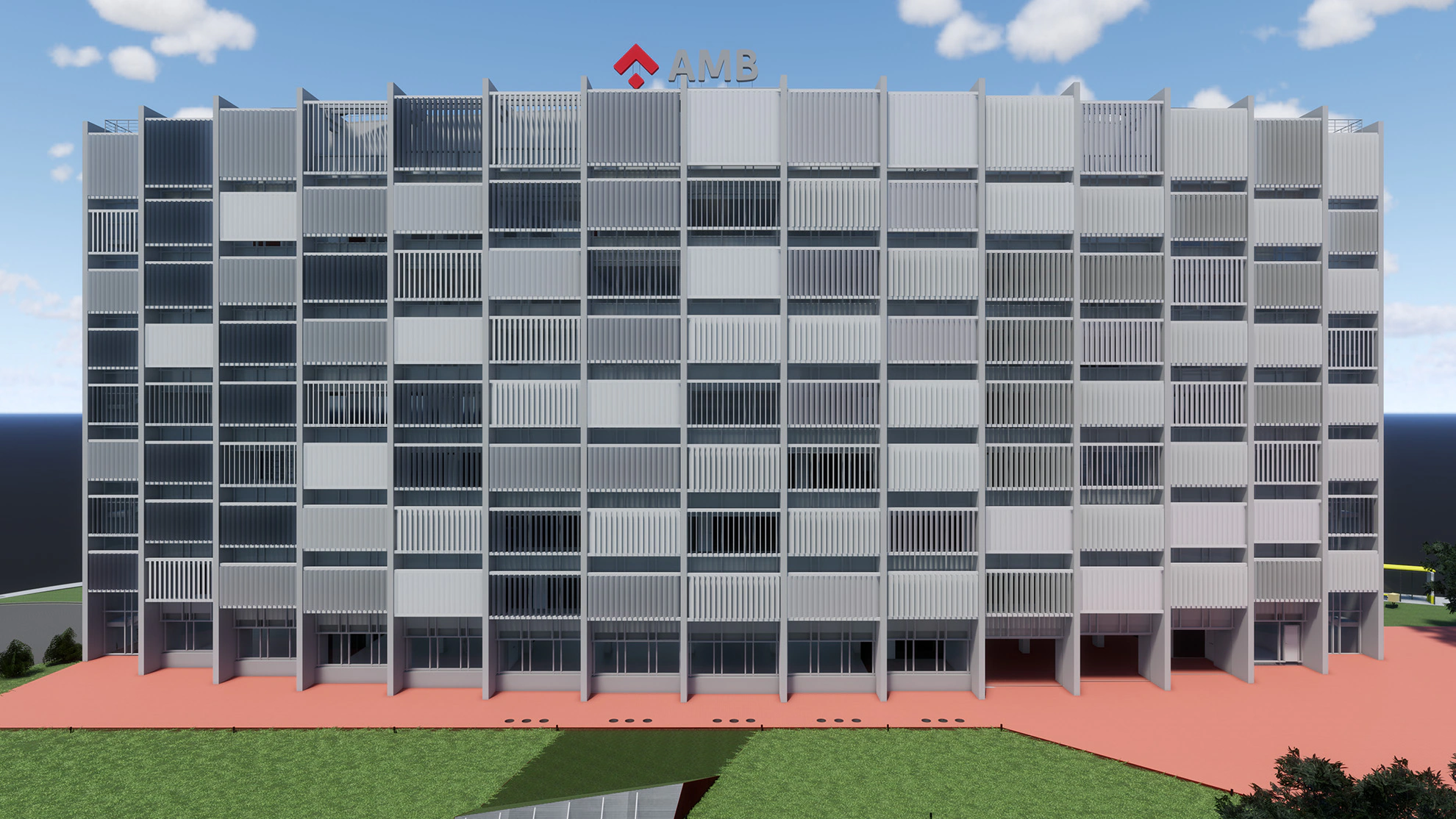 Modelo BIM del edificio completo, sin seccionar