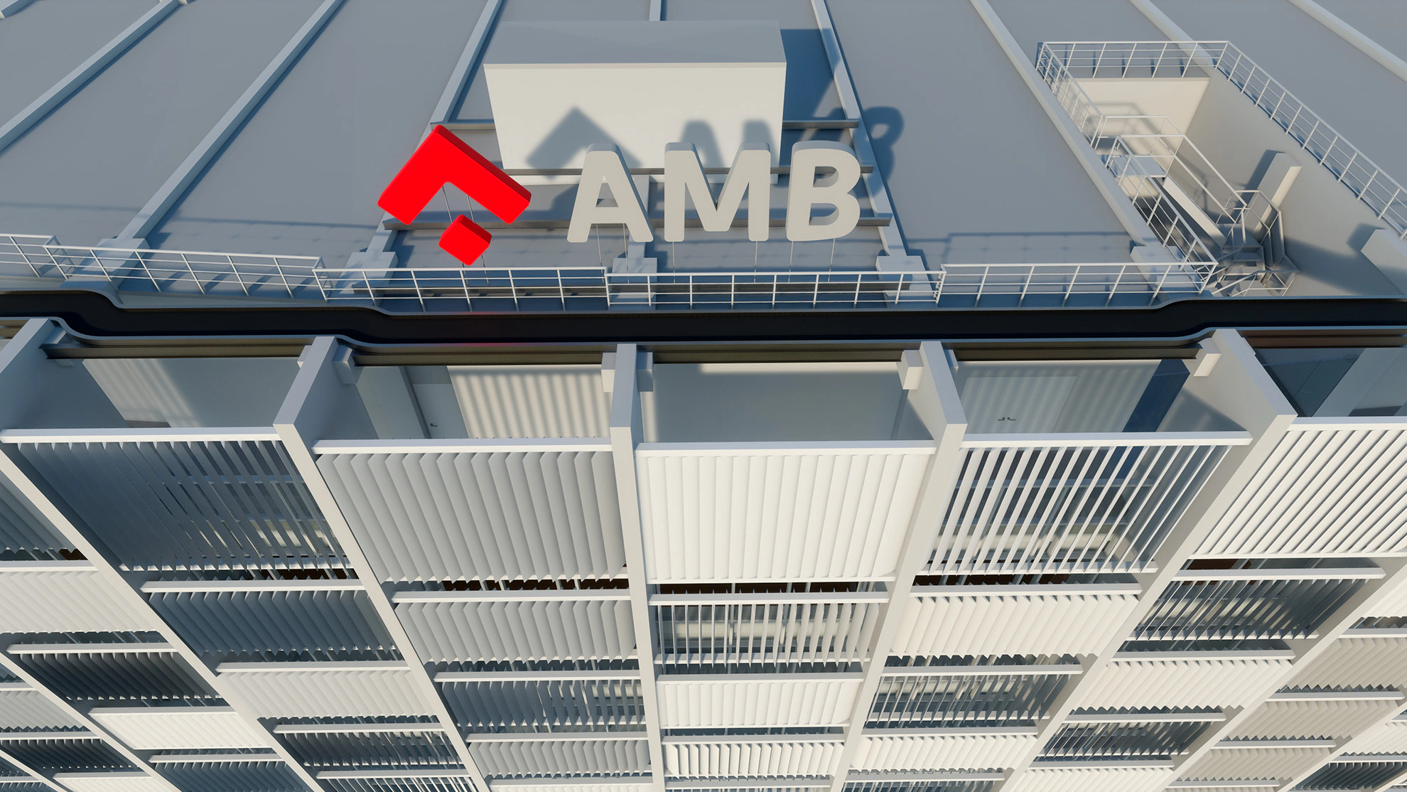 Vista del modelo BIM del edificio de la sede metropolitana